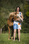 woman with Pony