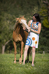 woman with Pony