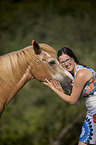 woman with Pony