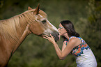 woman with Pony