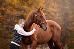 Austrian Warmblood with Woman