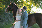 couple and Connemara Pony