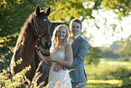 couple and Connemara Pony