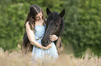woman and Fell Pony