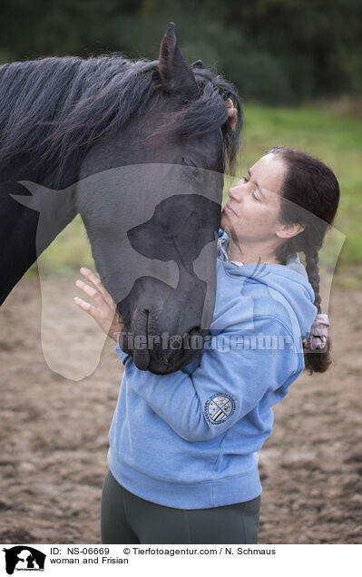 woman and Frisian / NS-06669