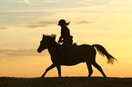 woman rides Pony