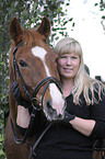 woman with pony