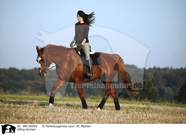 Reiterin / riding woman / RR-39560