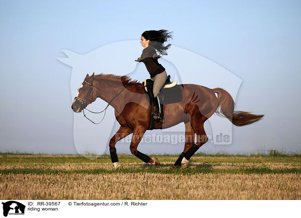 Reiterin / riding woman / RR-39567