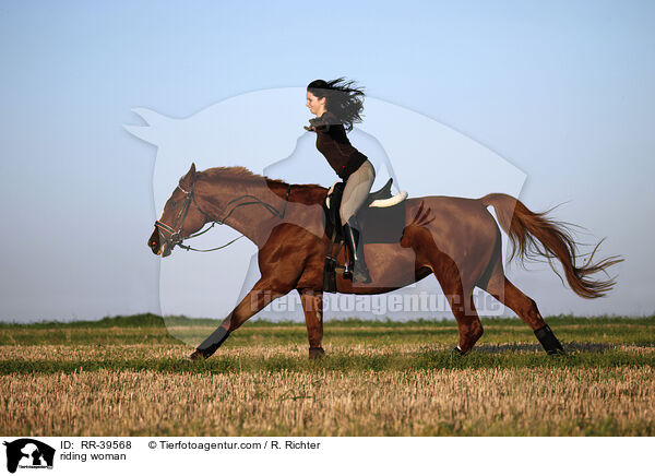Reiterin / riding woman / RR-39568