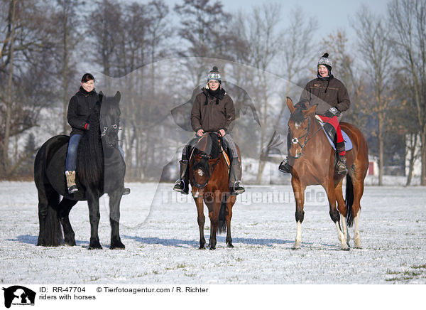 Reiter mit Pferden / riders with horses / RR-47704