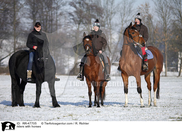 Reiter mit Pferden / riders with horses / RR-47705