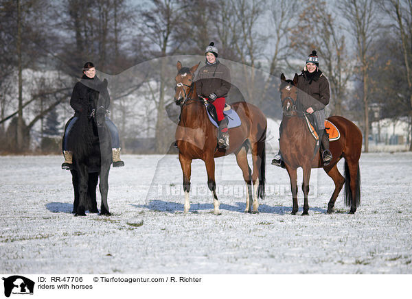 Reiter mit Pferden / riders with horses / RR-47706