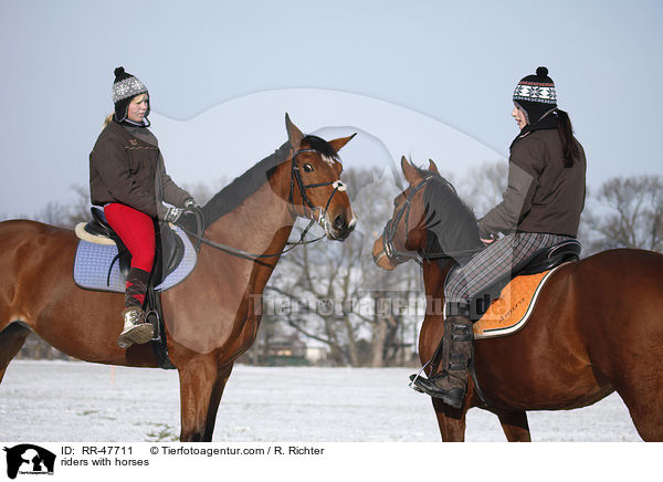 Reiter mit Pferden / riders with horses / RR-47711