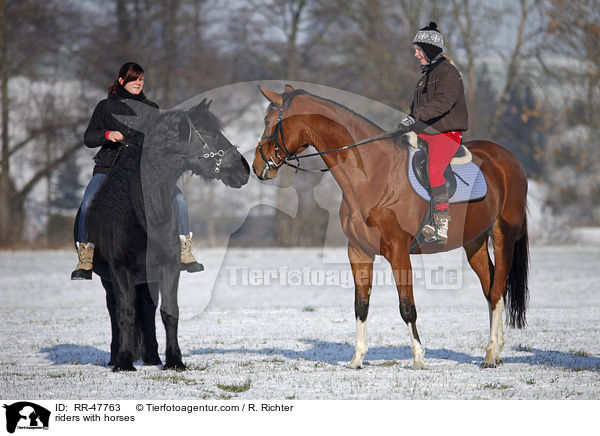 Reiter mit Pferden / riders with horses / RR-47763