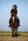 riding woman