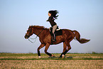 riding woman