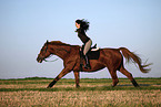 riding woman