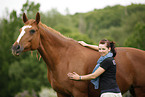 woman with horse