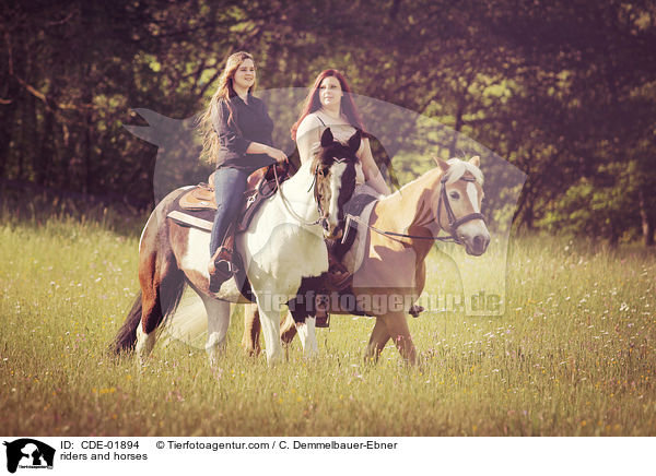 riders and horses / CDE-01894