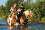 bathing with horses