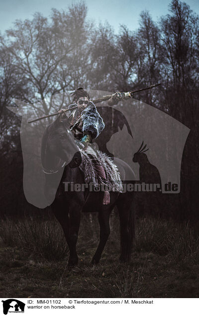 Krieger zu Pferde / warrior on horseback / MM-01102