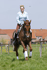 riding woman