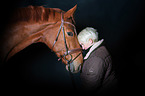 woman and Hanoverian Horse