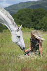 woman with Hanoverian Horse