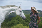 woman with Hanoverian Horse