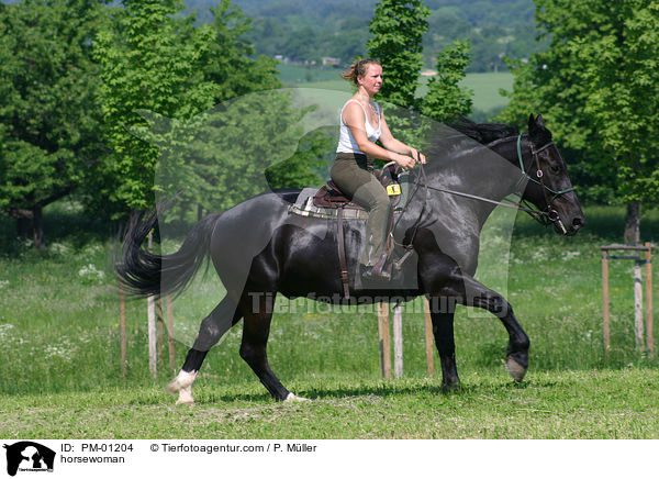 Reiterin / horsewoman / PM-01204