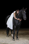 bride and horse