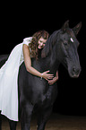 bride and horse