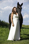 bride and horse