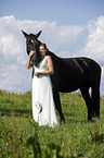 bride and horse