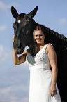 bride and horse