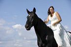 bride and horse