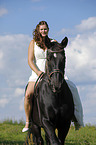 bride and horse