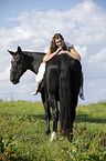 bride and horse