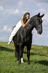 bride and horse