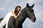 bride and horse