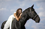 bride and horse