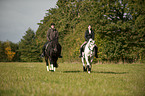 women rides horses