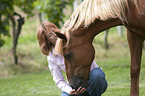 woman with horse