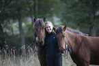 woman and horse