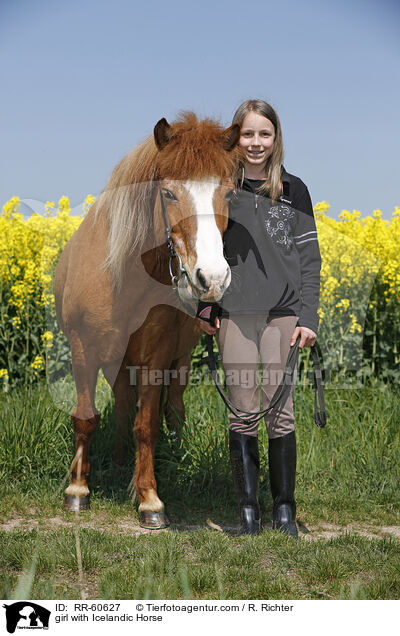 Mdchen mit Islnder / girl with Icelandic Horse / RR-60627