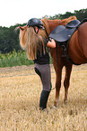 girl with Icelandic horse