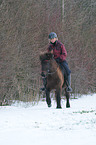 riding an Icelandic horse