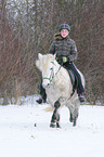 riding an Icelandic horse