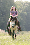 girl and Icelandic horse